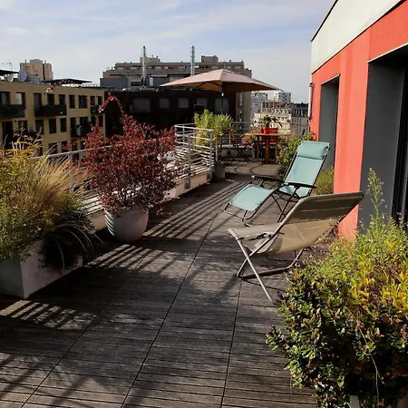 Appartamento Penthouse Et 2 Pièces, Vue Sur Canal Parigi